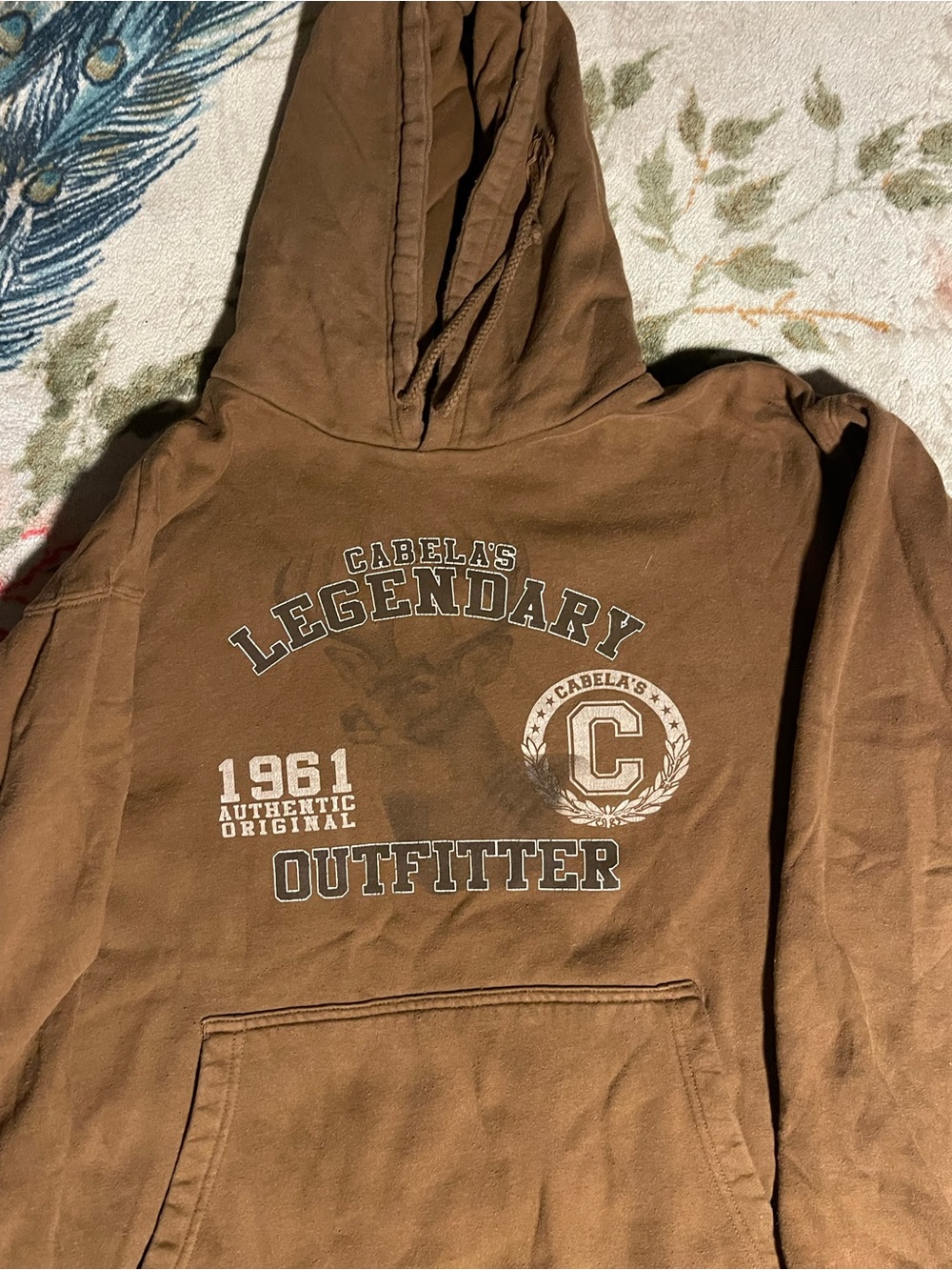 Cabela's Brown Legendary Outfitter Pullover Crewneck